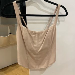 Tan Abercrombie corset
